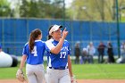 Softball vs Emerson 1  Wheaton College Softball vs Emerson in game 1 of a doubleheader. - Photo By: KEITH NORDSTROM : Wheaton, Softball